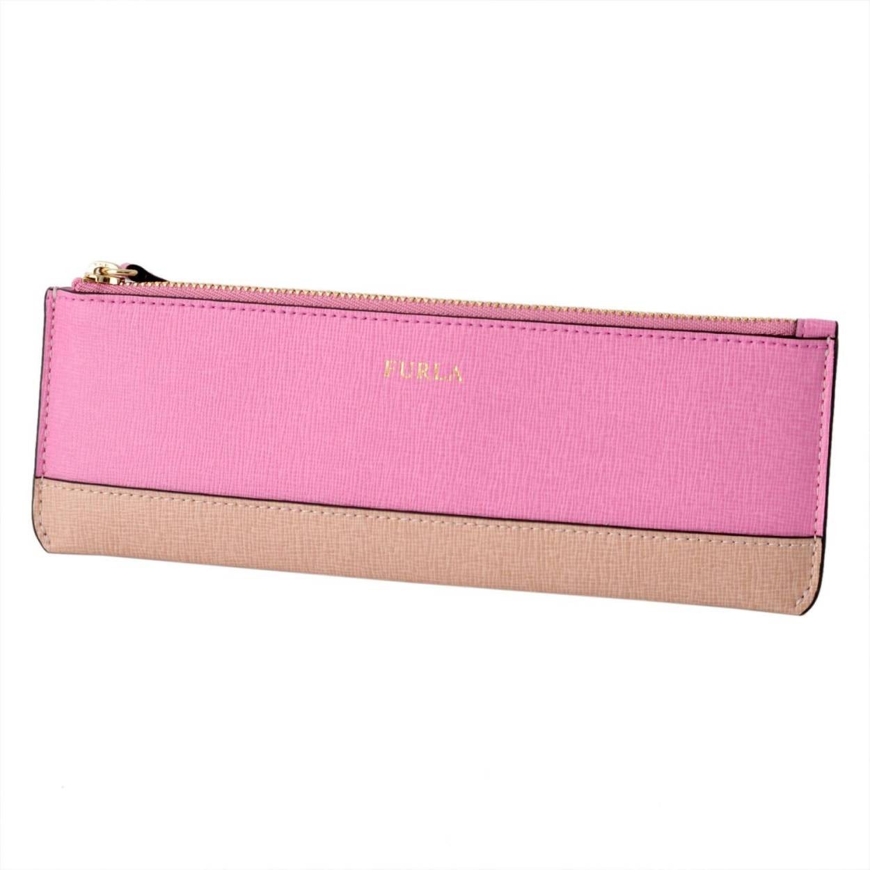 フルラ FURLA 942943 ORCHIDEA+MOONSTONE EP69 B30 バビロン カラーブロック ペンケース BABYLON XL PENCASE