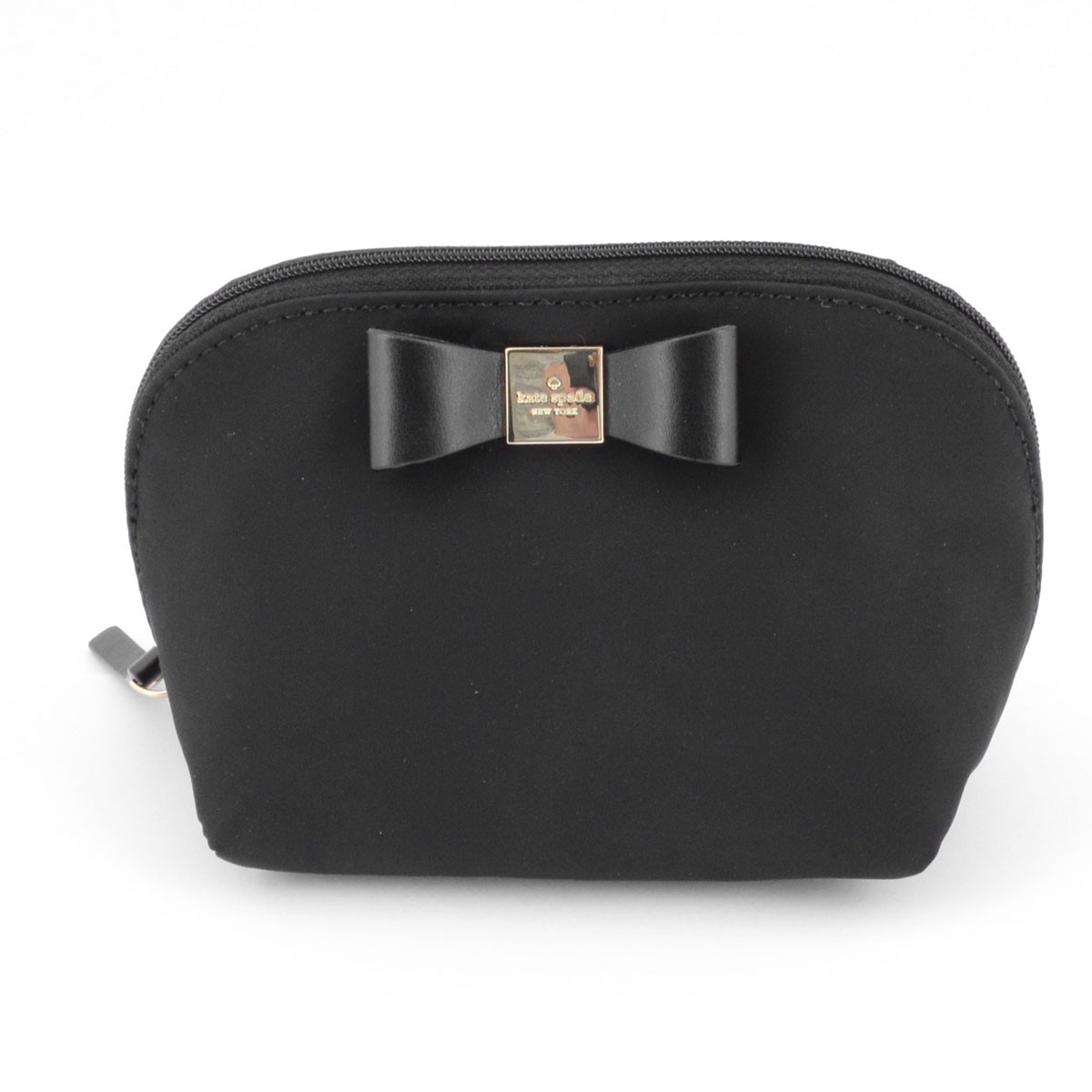 ケイトスペード Kate Spade PWRU4369 001 Black Renny Drive Nylon Small Annabella リボンモチーフ コスメポーチ 小物入れ