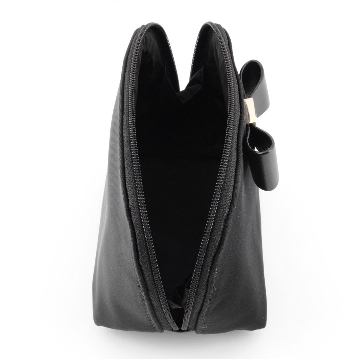 ケイトスペード Kate Spade PWRU4369 001 Black Renny Drive Nylon Small Annabella リボンモチーフ コスメポーチ 小物入れ