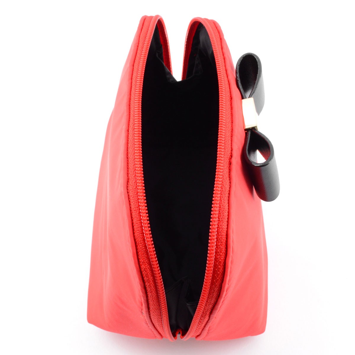 ケイトスペード Kate Spade PWRU4369 620 Modern Red/Black Renny Drive Nylon Small Annabella リボンモチーフ コスメポーチ 小物入れ