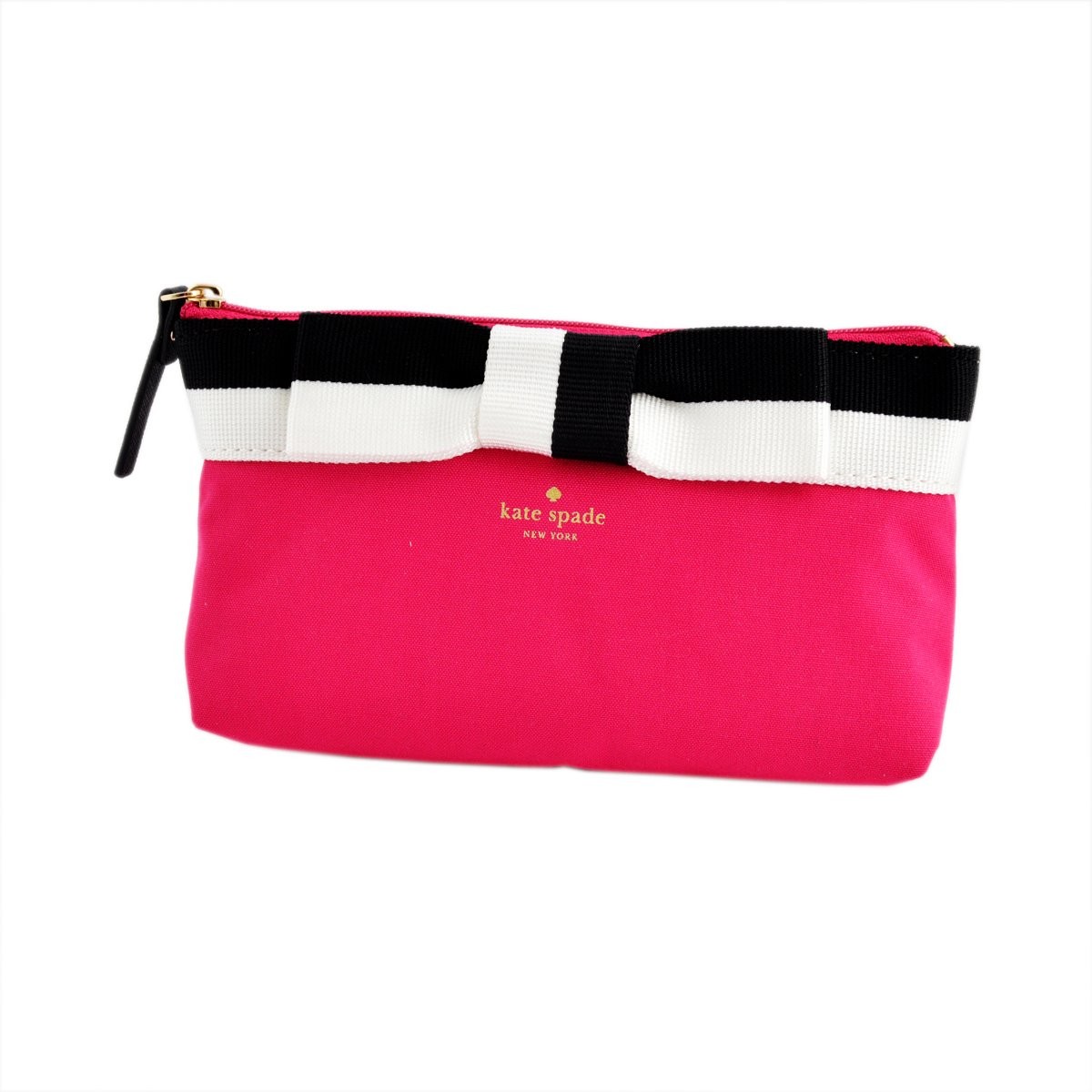 ケイトスペード Kate Spade PWRU4825 698 Sweetheart Pink グログランリボン コスメポーチ Chester Lane Little Shiloh