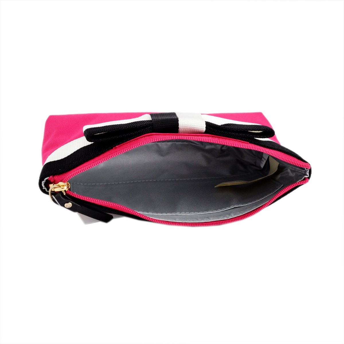 ケイトスペード Kate Spade PWRU4825 698 Sweetheart Pink グログランリボン コスメポーチ Chester Lane Little Shiloh