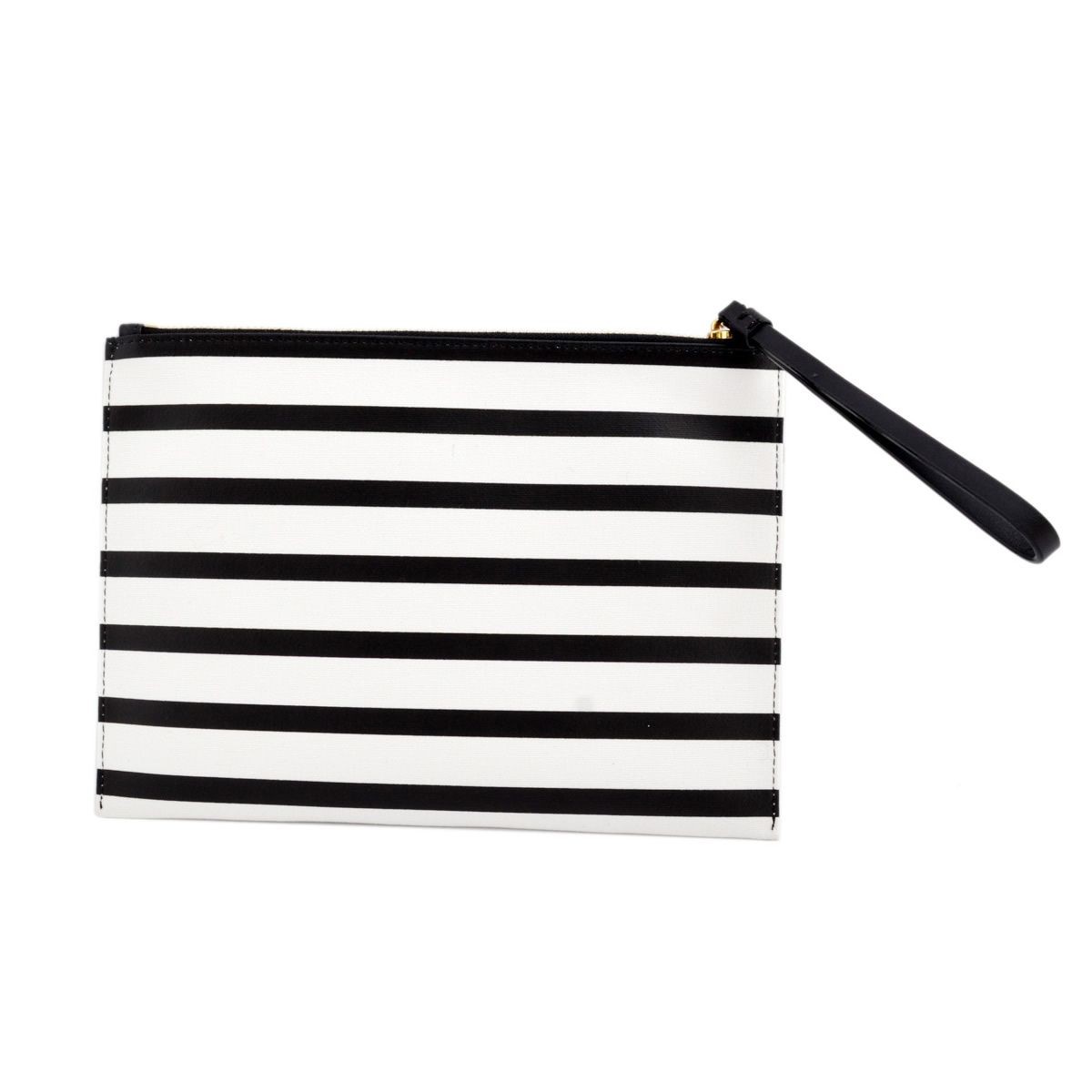 ケイトスペード Kate Spade PWRU4849 974 Multi みつばちスタッズ付 ボーダー柄 クラッチバッグ ハンドポーチ Down The Rabbit Hole Queen Bee Bella