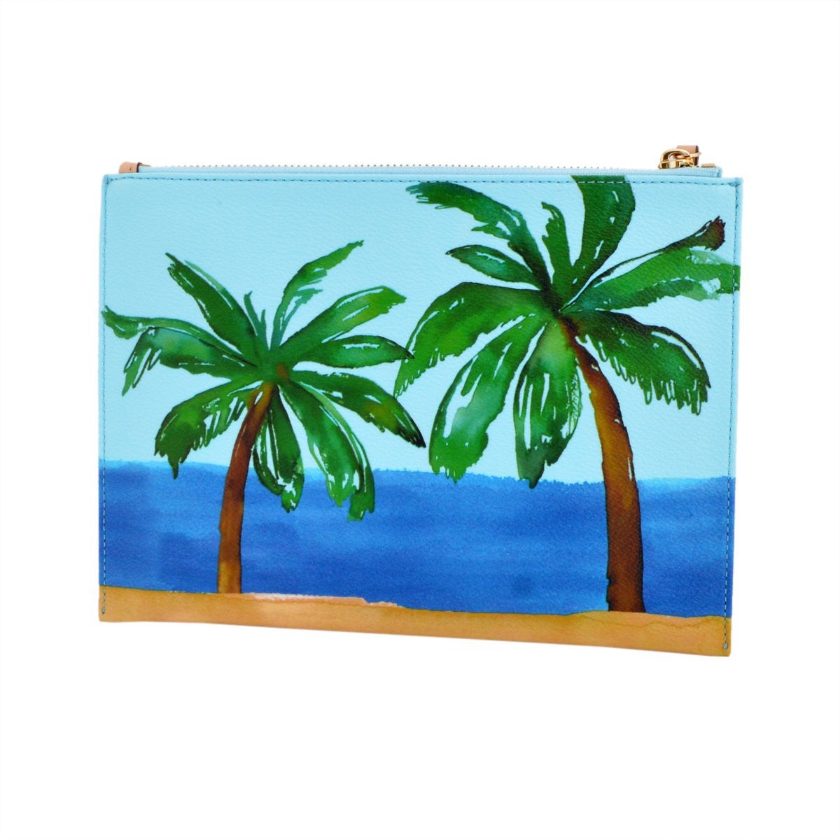 ケイトスペード Kate Spade PWRU5048 974 Multi トロピカルビーチ プリント クラッチバッグ ハンドポーチ Breath Of Fresh Air Vacation Medium Bella Pouch