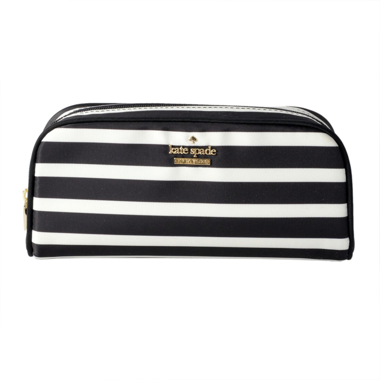 ケイトスペード Kate Spade PWRU5119 071 ボーダー柄 コスメポーチ 小物入れ CLASSIC NYLON berrie