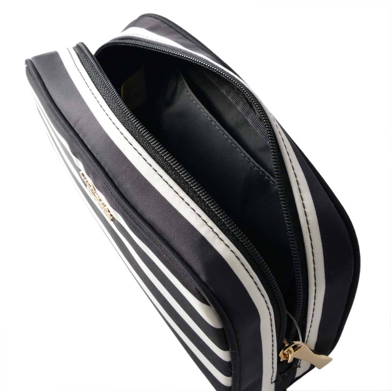 ケイトスペード Kate Spade PWRU5119 071 ボーダー柄 コスメポーチ 小物入れ CLASSIC NYLON berrie