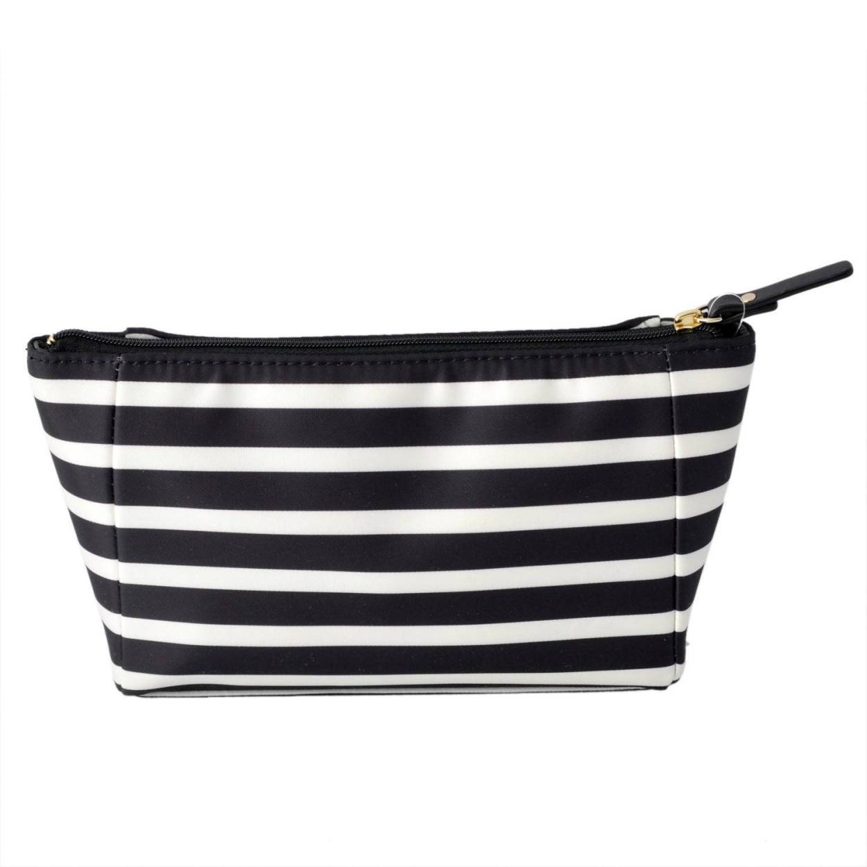 ケイトスペード Kate Spade PWRU6147 071 ボーダー柄 リボンモチーフ コスメポーチ 小物入れ HARING LANE BOW little shiloh
