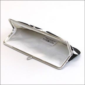 マリメッコ SILMALASI KUKKARO MINI UNIKKO ミニウニッコ柄 がま口 コットンパース ポーチ メガネケース 小物入れ 027003 030 white/black/olive