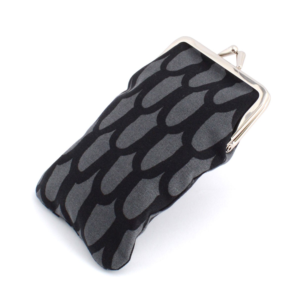 マリメッコ marimekko 042985 992 dark grey/black MIDI PIKKU SUOMU がま口 コットンパース マルチポーチ 小物入れ