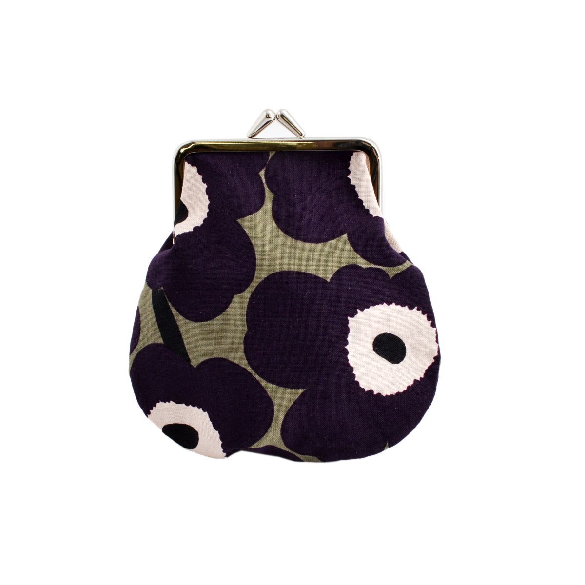 マリメッコ marimekko 020310 640 MINI-UNIKKO PIENI KUKKARO がま口 コットンパース マルチポーチ 小物入れ