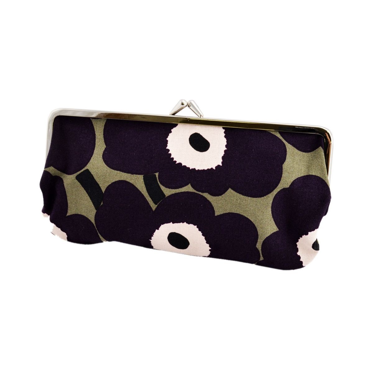 マリメッコ marimekko 027003 640 MINI-UNIKKO MINI KUKKARO がま口 コットンパース マルチポーチ 小物入れ