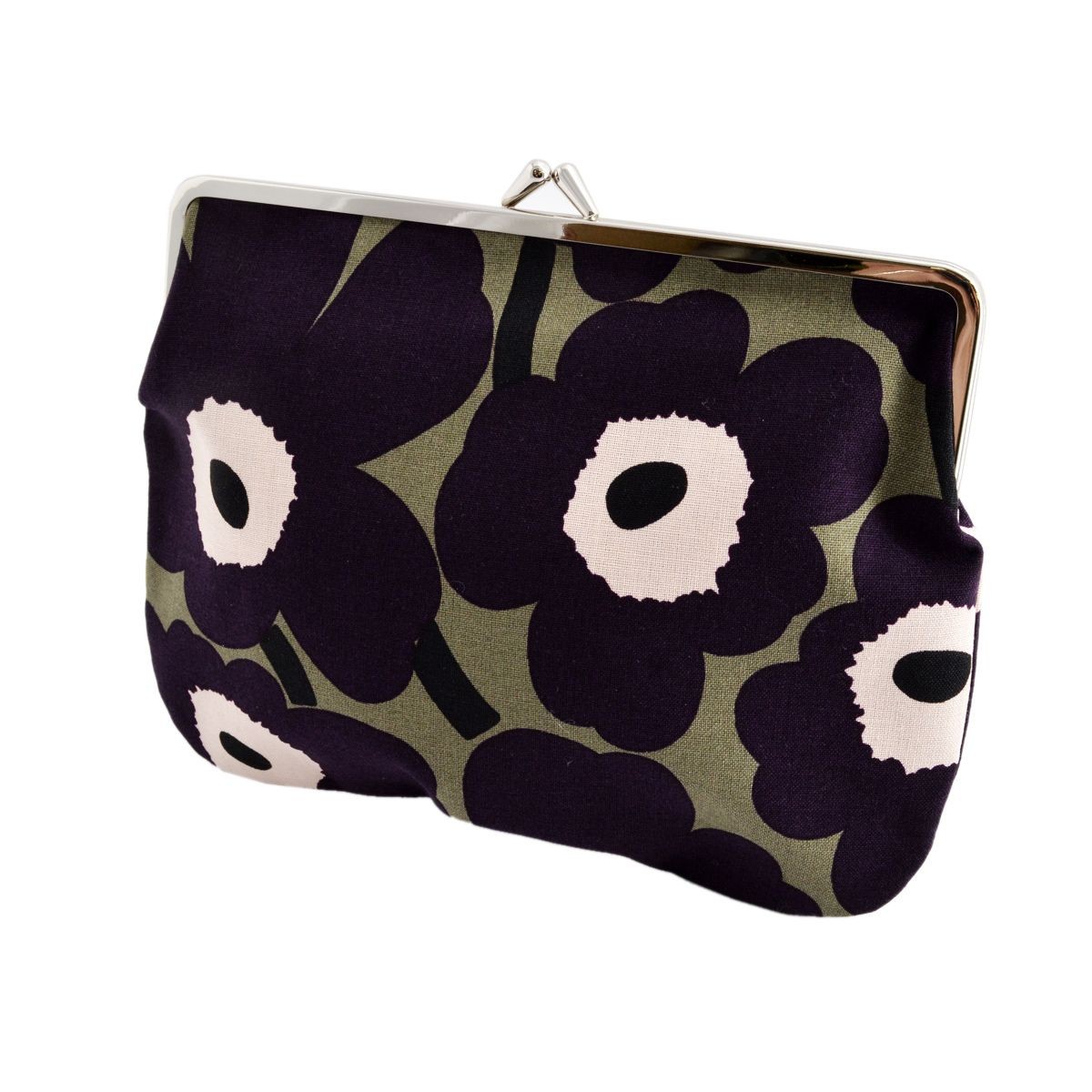 マリメッコ marimekko 037773 640 PUOLIKAS KUKKARO MINI UNIKKO がま口 コットンパース マルチポーチ 小物入れ