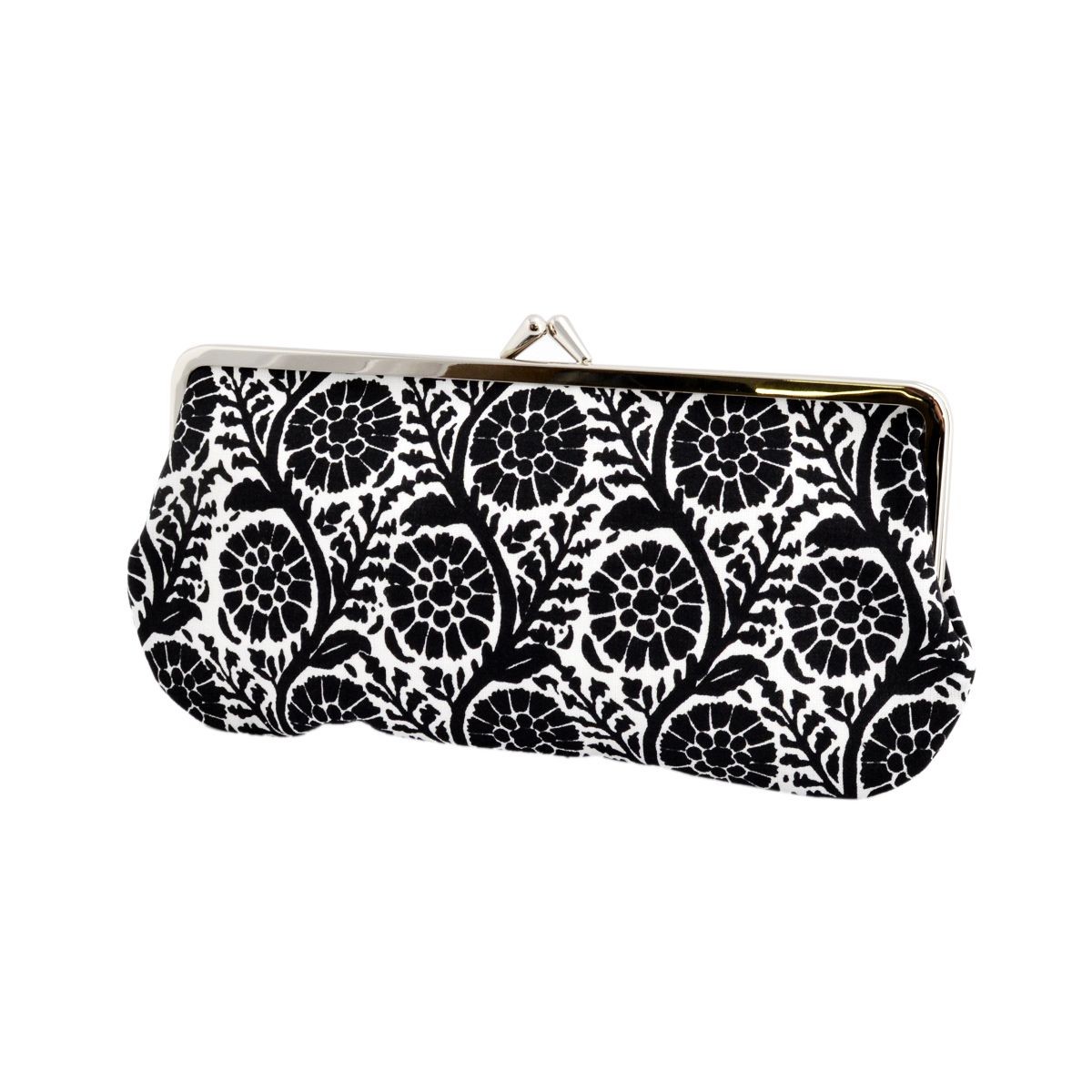 マリメッコ marimekko 043309 190 PERENNA SILMALASIKUKKARO がま口 コットンパース マルチポーチ 小物入れ