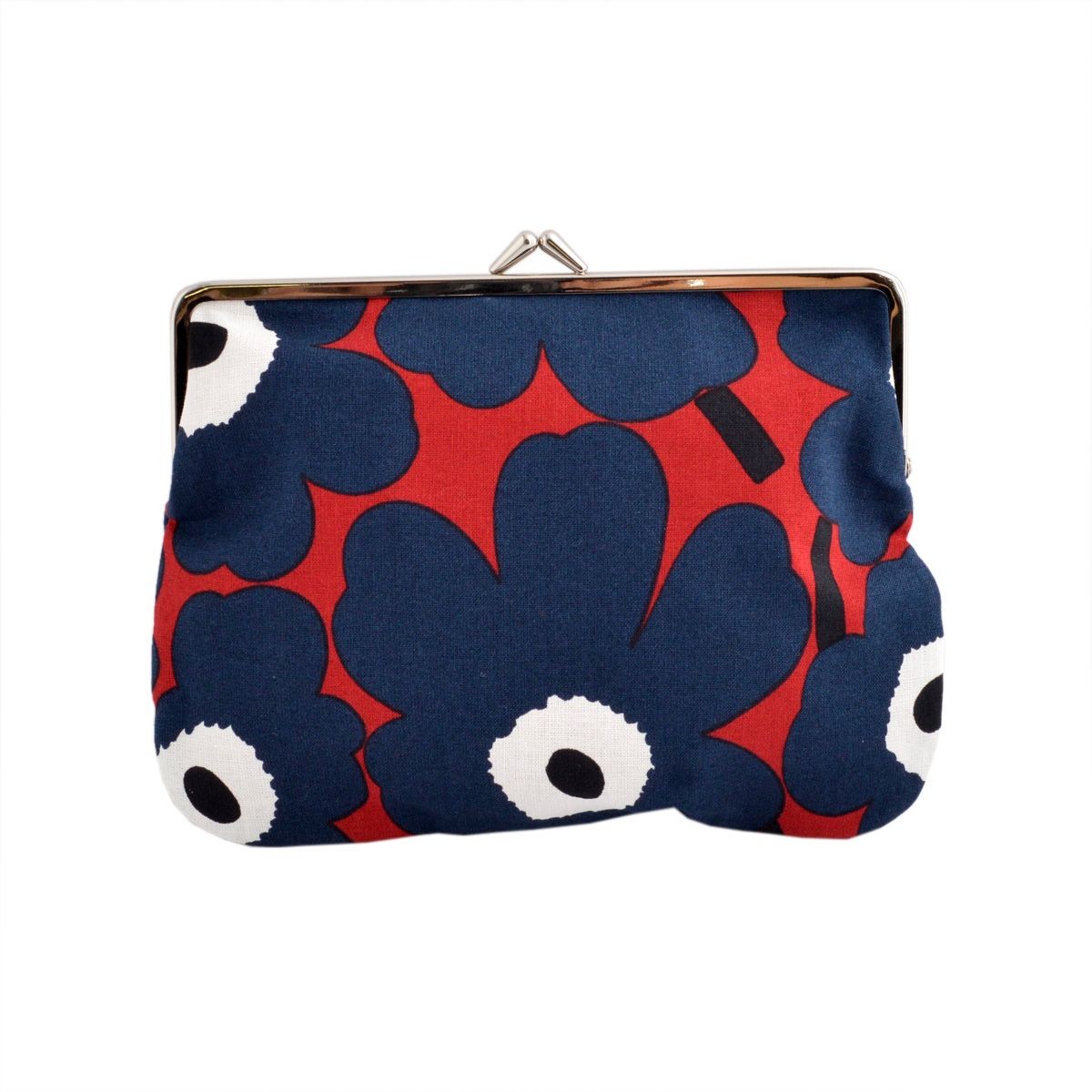 マリメッコ marimekko 037773 359 がま口 コットンパース マルチポーチ 小物入れ MINI-UNIKKO PUOLIKAS KUKKARO