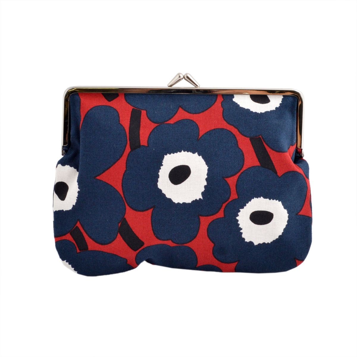 マリメッコ marimekko 037773 359 がま口 コットンパース マルチポーチ 小物入れ MINI-UNIKKO PUOLIKAS KUKKARO