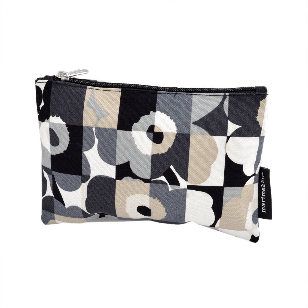 マリメッコ marimekko 043444 990 コットンキャンバス マルチポーチ 小物入れ MINI RUUTU-UNIKKO KEIJULI