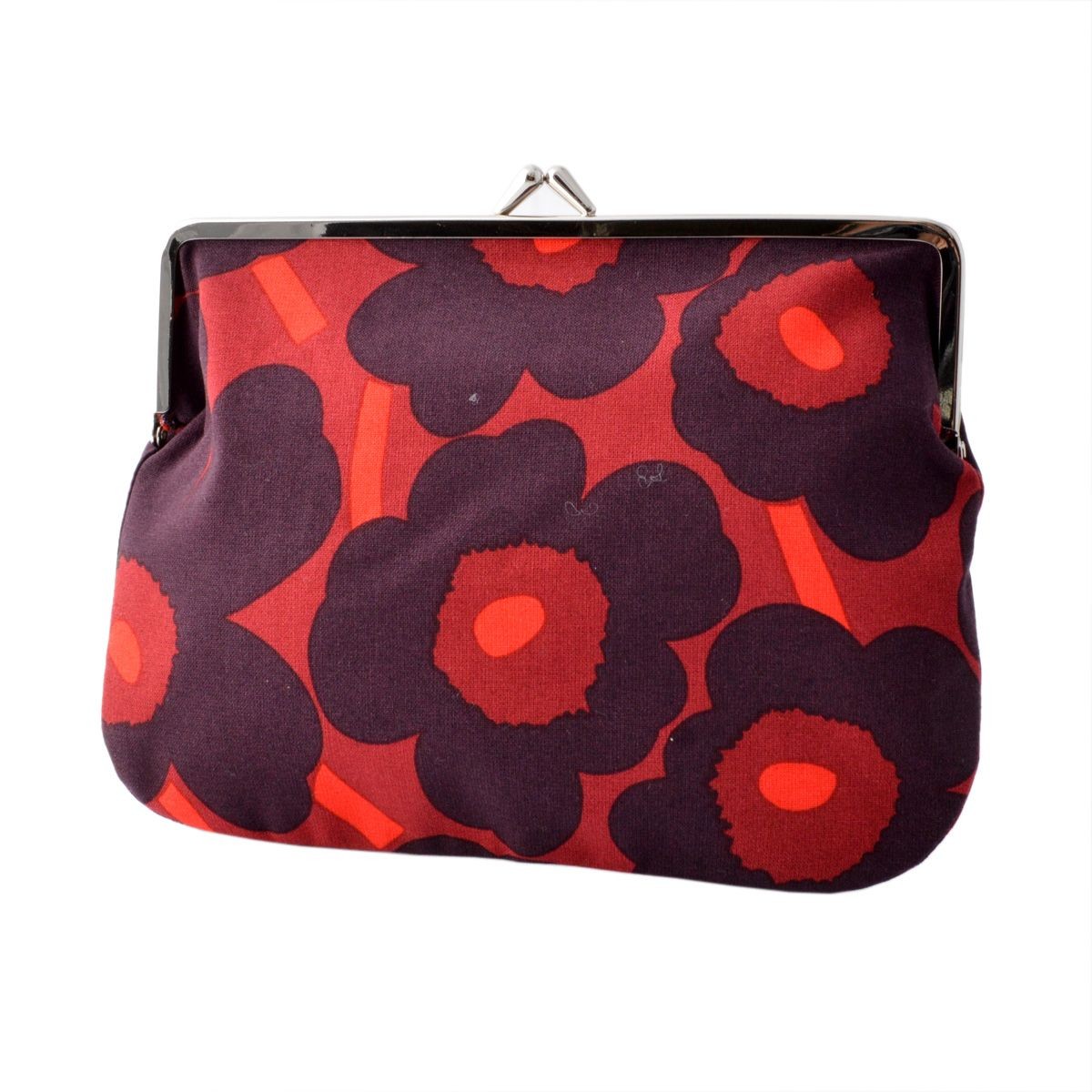 マリメッコ marimekko 037773 342 がま口 コットンパース マルチポーチ 小物入れ MINI-UNIKKO PUOLIKAS KUKKARO