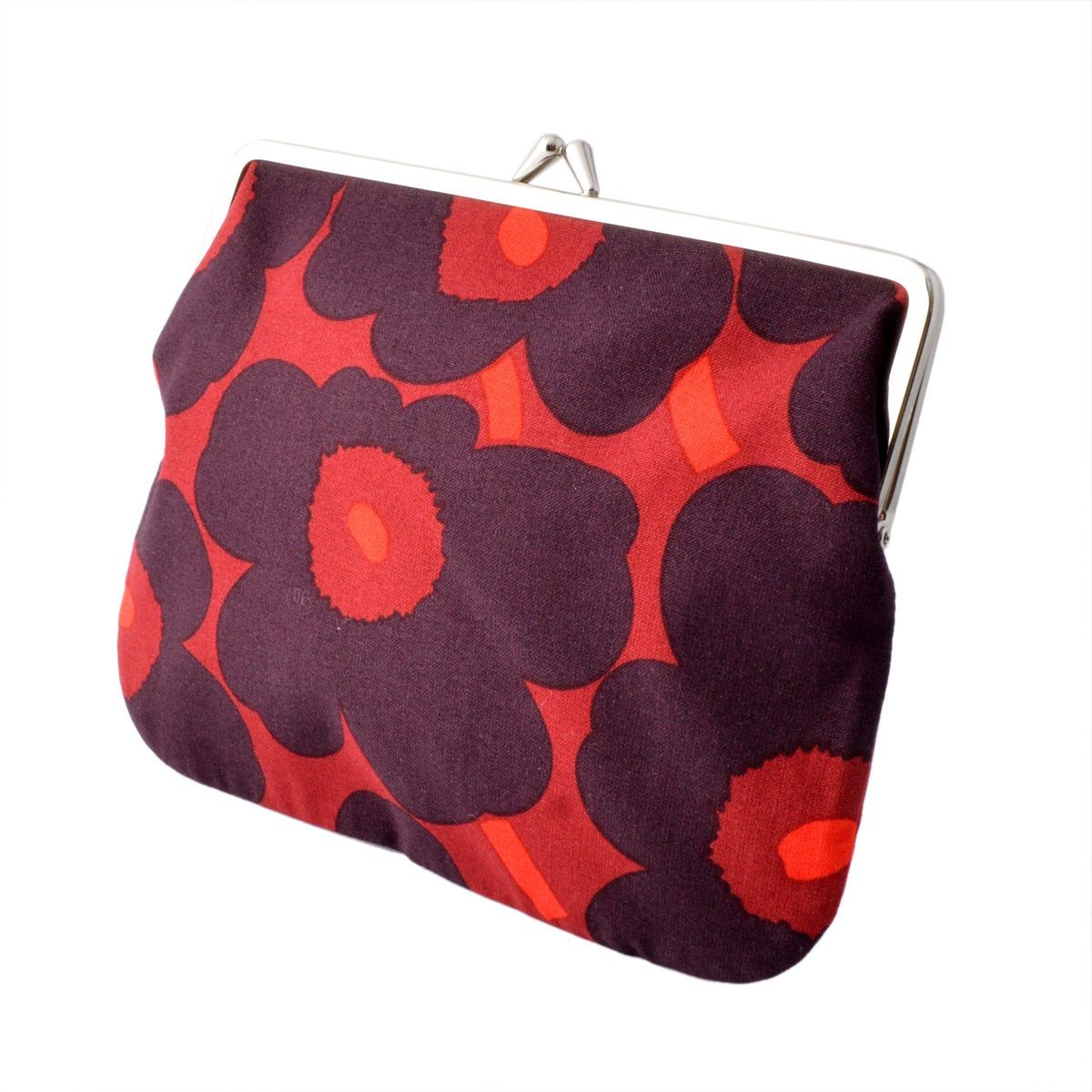 マリメッコ marimekko 037773 342 がま口 コットンパース マルチポーチ 小物入れ MINI-UNIKKO PUOLIKAS KUKKARO