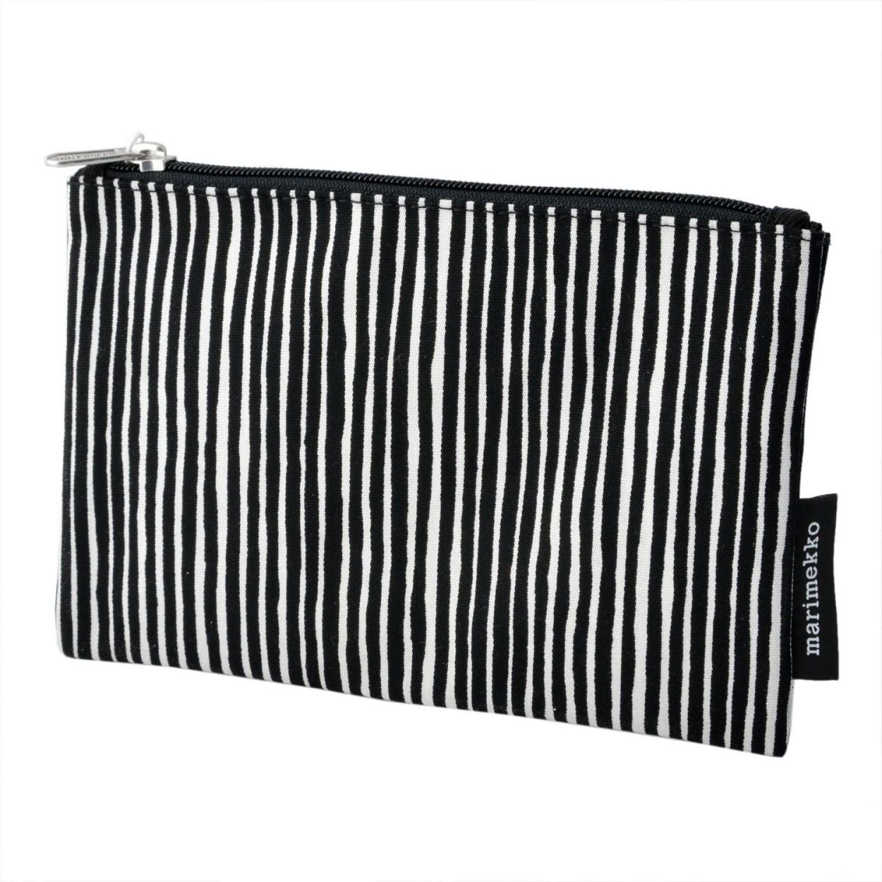 マリメッコ marimekko 043453 190 コットンキャンバス コスメポーチ 小物入れ KEIJULI VARVUNRAITA POUCH