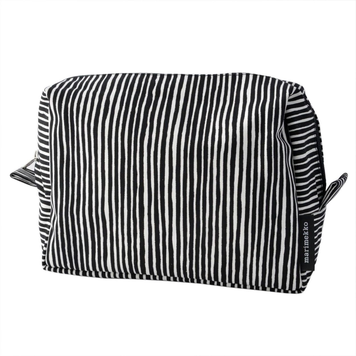 マリメッコ marimekko 043455 190 コットンキャンバス コスメポーチ 小物入れ トラベル用ポーチ VERSO VARVUNRAITA COSMETIC BAG