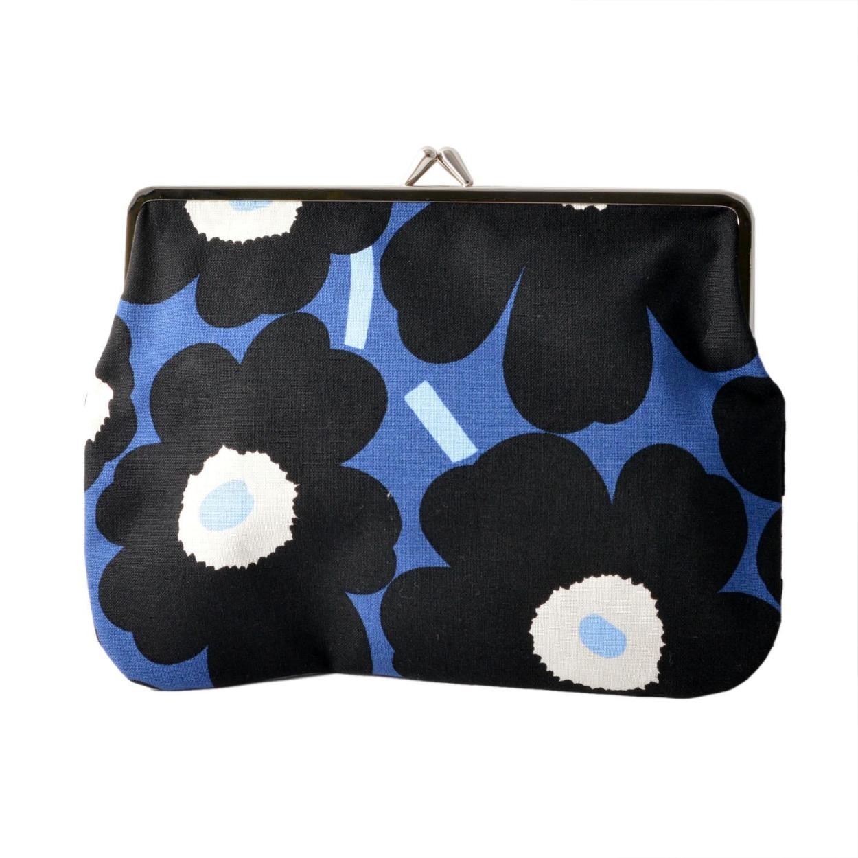 マリメッコ marimekko 045117 595 がま口 コットンパース マルチポーチ 小物入れ MINI-UNIKKO PUOLIKAS KUKKARO