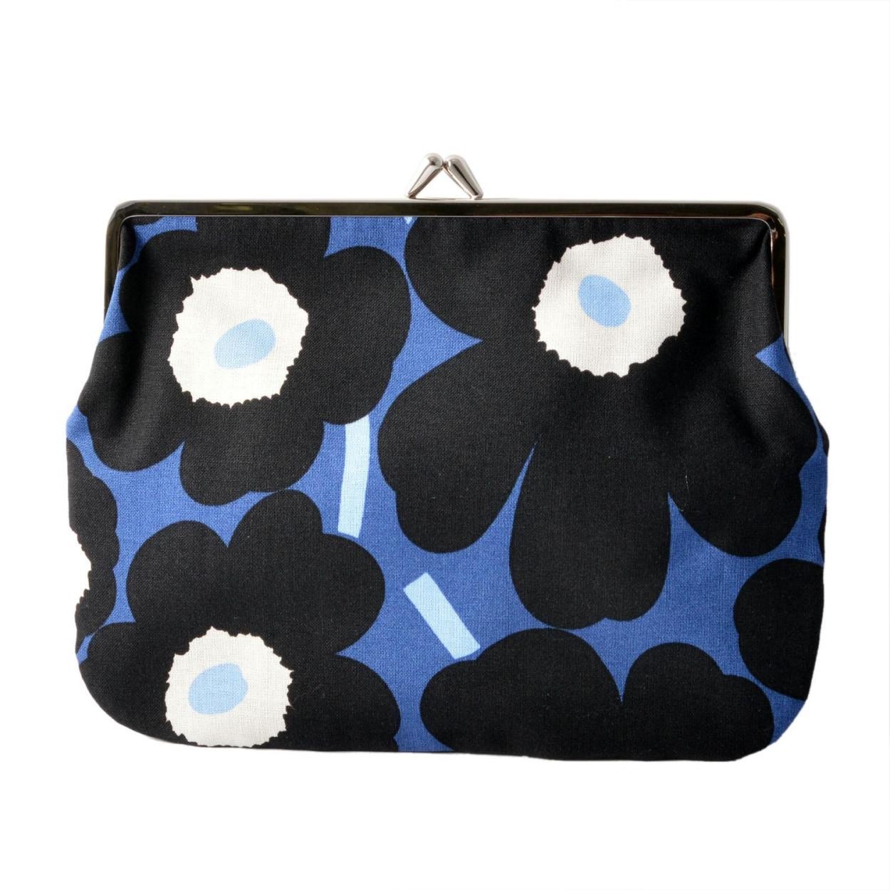 マリメッコ marimekko 045117 595 がま口 コットンパース マルチポーチ 小物入れ MINI-UNIKKO PUOLIKAS KUKKARO