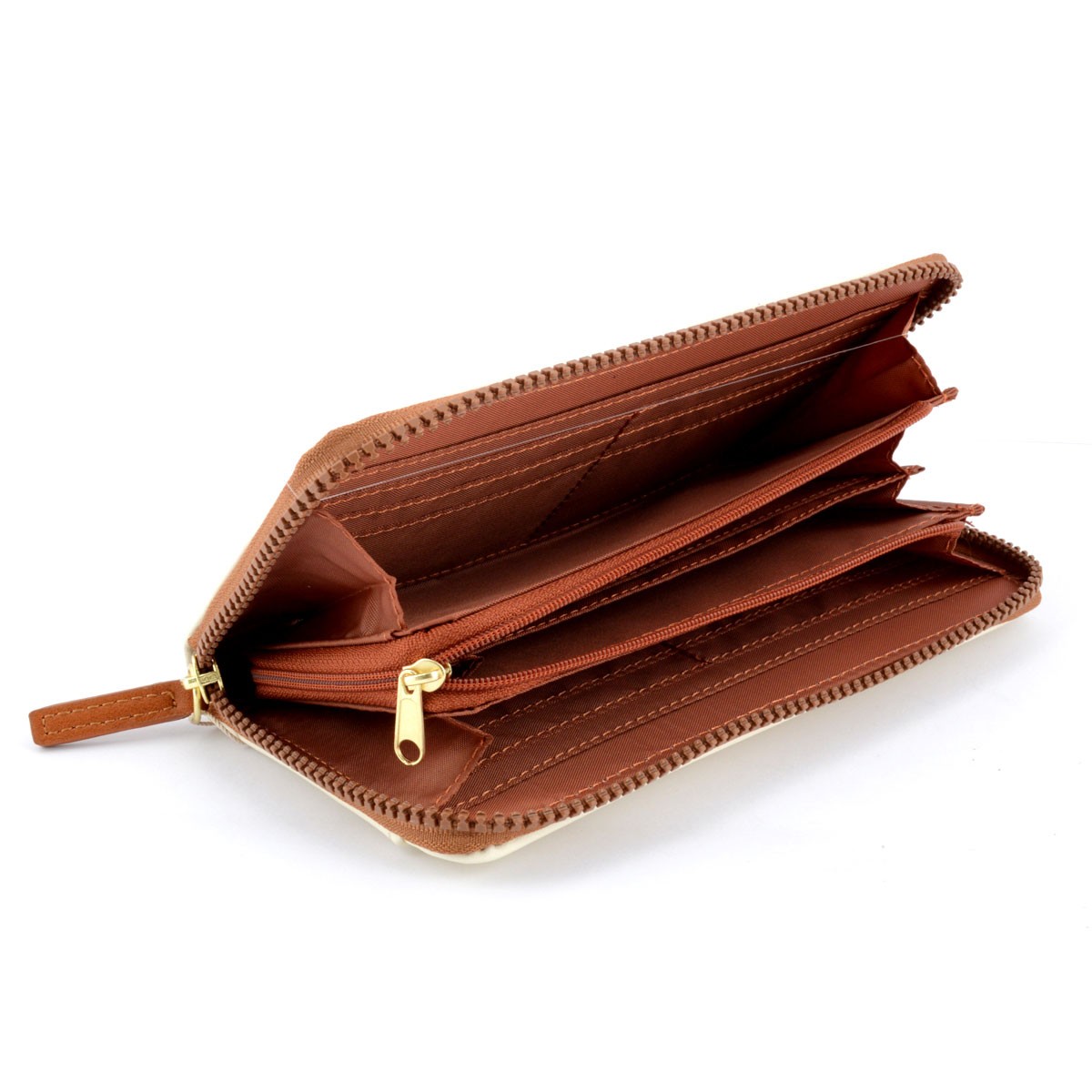 アネロ anello  ZH-L0282-CA POLAR BEAR BENJAMIN オシャレなシロクマ ベンジャミン ラウンドファスナー長財布