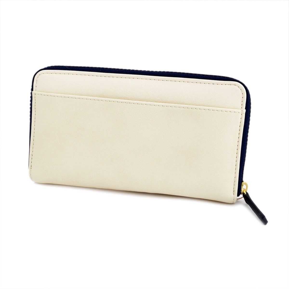 アネロ anello  ZH-L0282-DNV POLAR BEAR BENJAMIN オシャレなシロクマ ベンジャミン ラウンドファスナー長財布 ロングウォレット