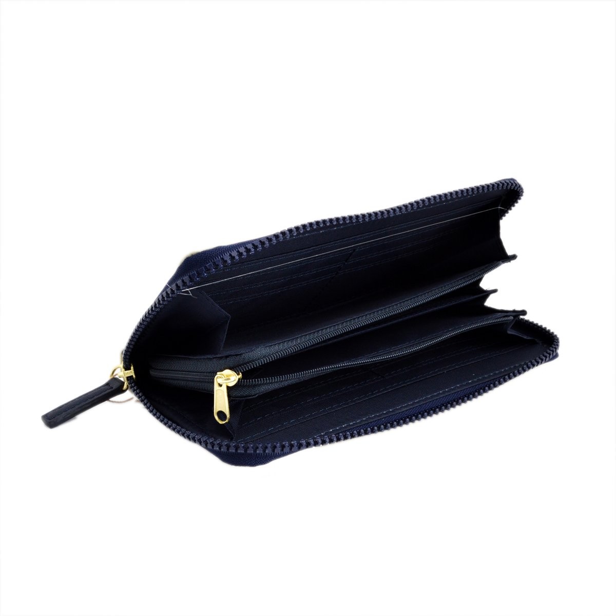 アネロ anello  ZH-L0282-DNV POLAR BEAR BENJAMIN オシャレなシロクマ ベンジャミン ラウンドファスナー長財布 ロングウォレット