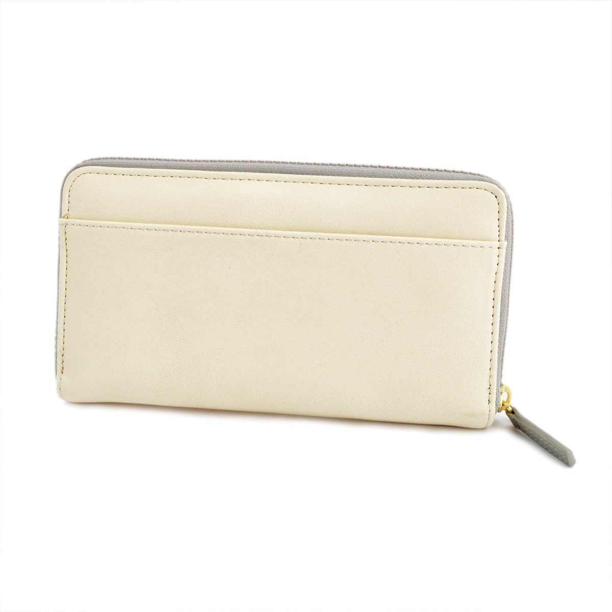 アネロ anello  ZH-L0282-GY POLAR BEAR BENJAMIN オシャレなシロクマ ベンジャミン ラウンドファスナー長財布 ロングウォレット