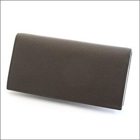 バリー BALIRO.B 161 BARK 14/MOUSSE 14 ファスナー小銭入れ付 二つ折り長財布 型押しカーフ