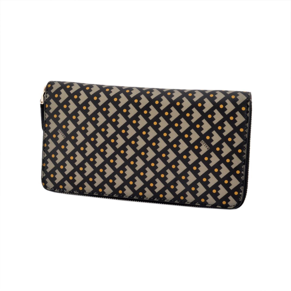 バリー BALLY BRISEN 51 6194794 ラウンドファスナー 長財布 CRESCENT TOILE