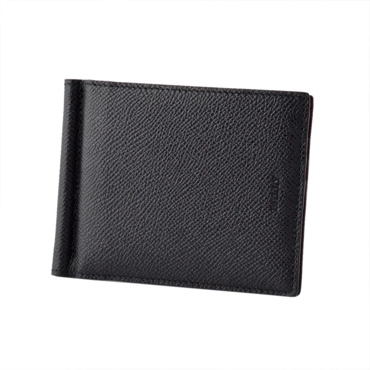 バリー BALLY BODOLO.B 216 6205393 小銭入れ無し マネークリップ付 二つ折り財布