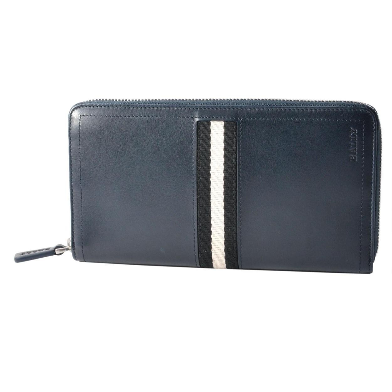 バリー BALLY TALEN 517 6206817 バリーストライプ ラウンドファスナー 長財布