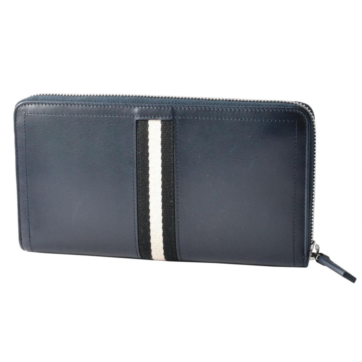 バリー BALLY TALEN 517 6206817 バリーストライプ ラウンドファスナー 長財布