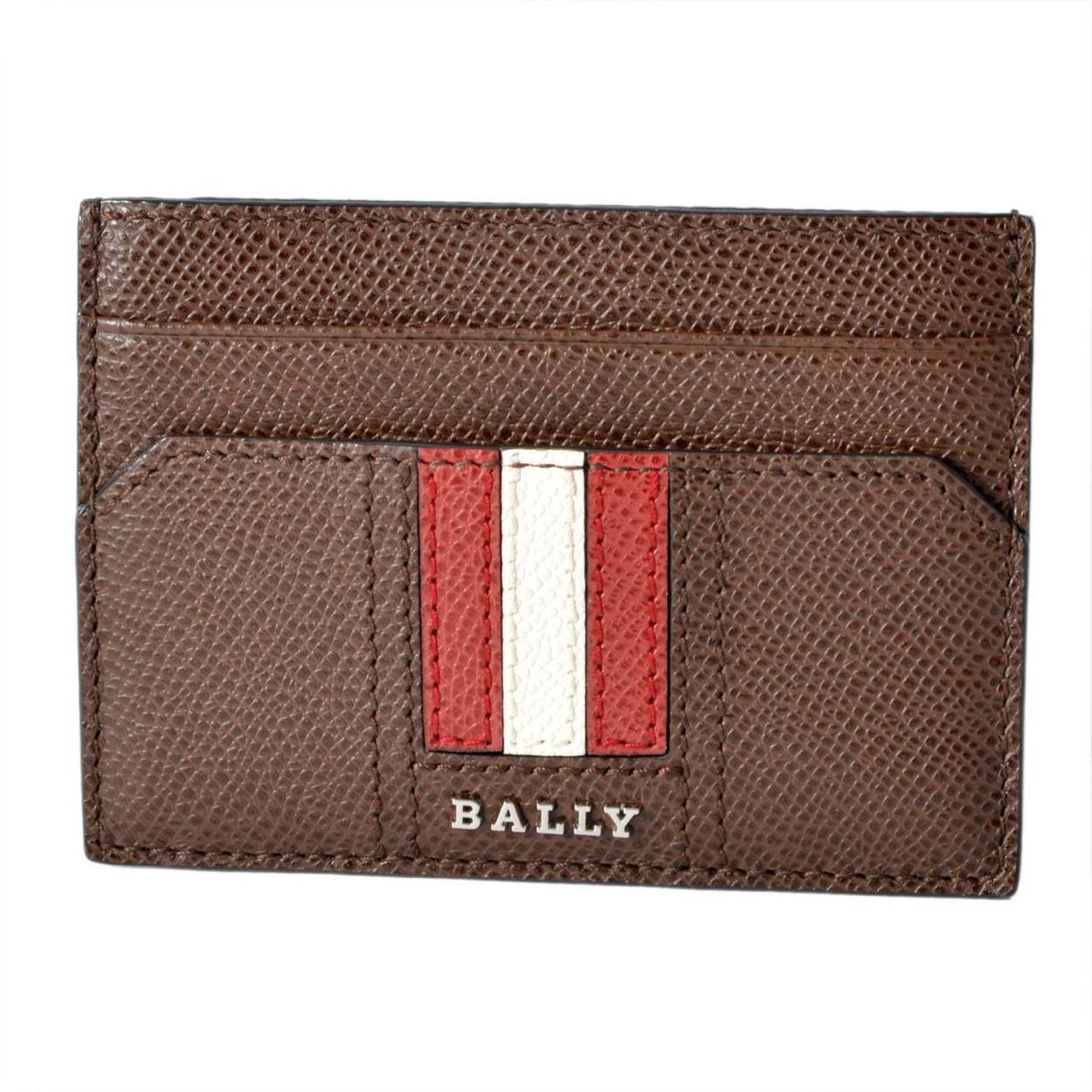 バリー BALLY TACLIPO.LT 11 6218038 バリーストライプ マネークリップ付 カードケース 名刺入れ