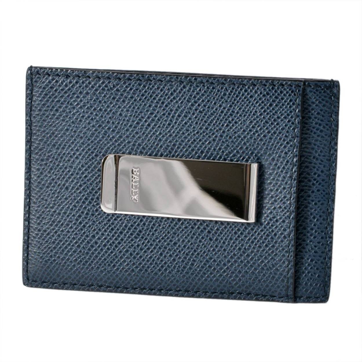 バリー BALLY TACLIPO.LT 17 6218039 バリーストライプ マネークリップ付 カードケース 名刺入れ