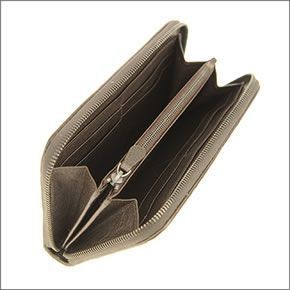 ボッテガヴェネタ ≪取り寄せ商品≫ イントレチャート ラウンドファスナー長財布 ラムレザー ダークブラウン 114076-VX051/2006