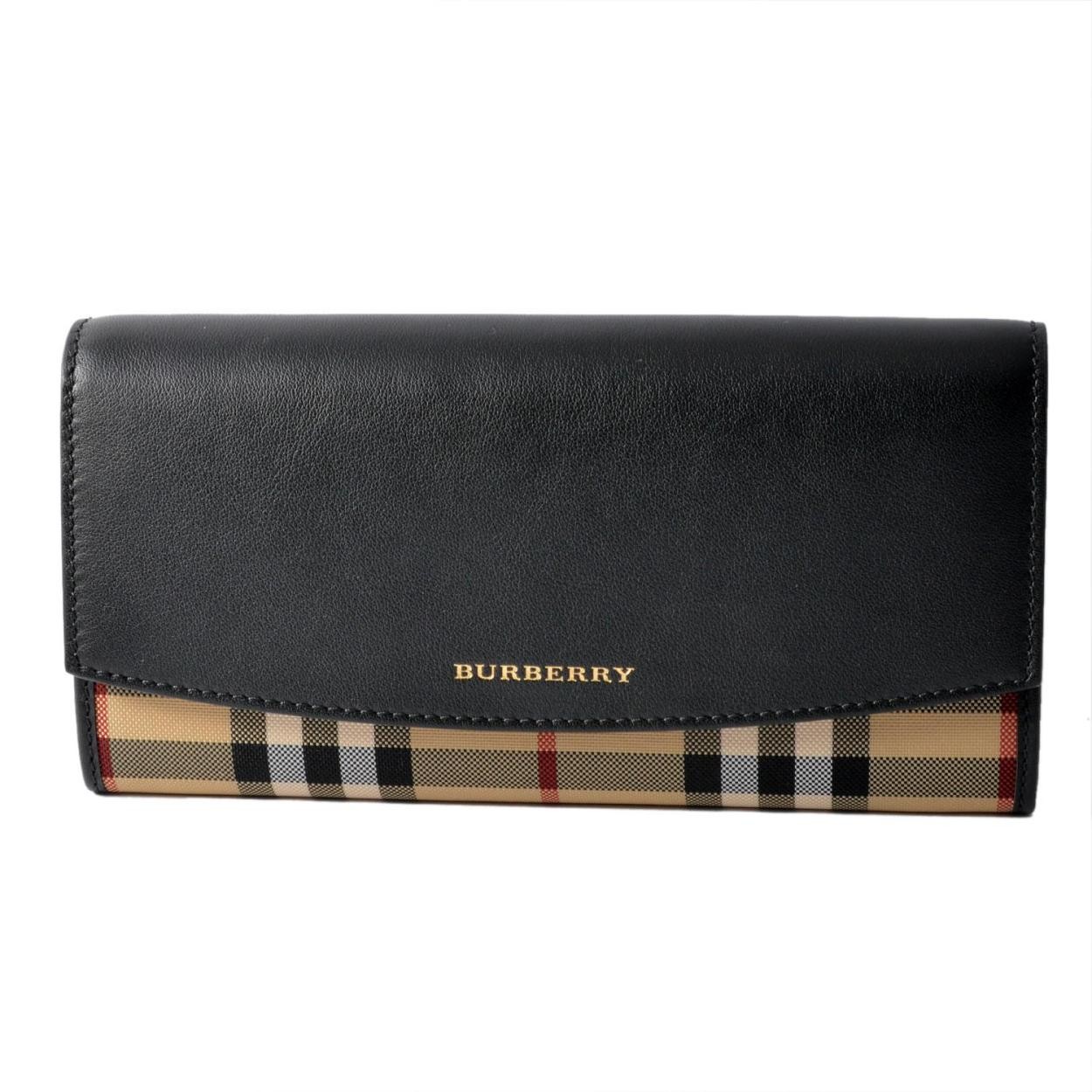 バーバリー BURBERRY 3982453 二つ折り長財布 HORSEFERRY CHECK