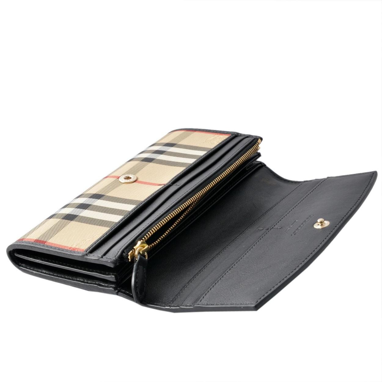 バーバリー BURBERRY 3982453 二つ折り長財布 HORSEFERRY CHECK