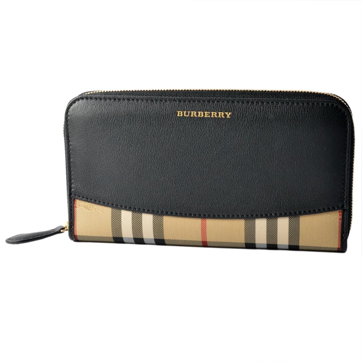 バーバリー BURBERRY 3982456 ラウンドファスナー長財布 HORSEFERRY CHECK