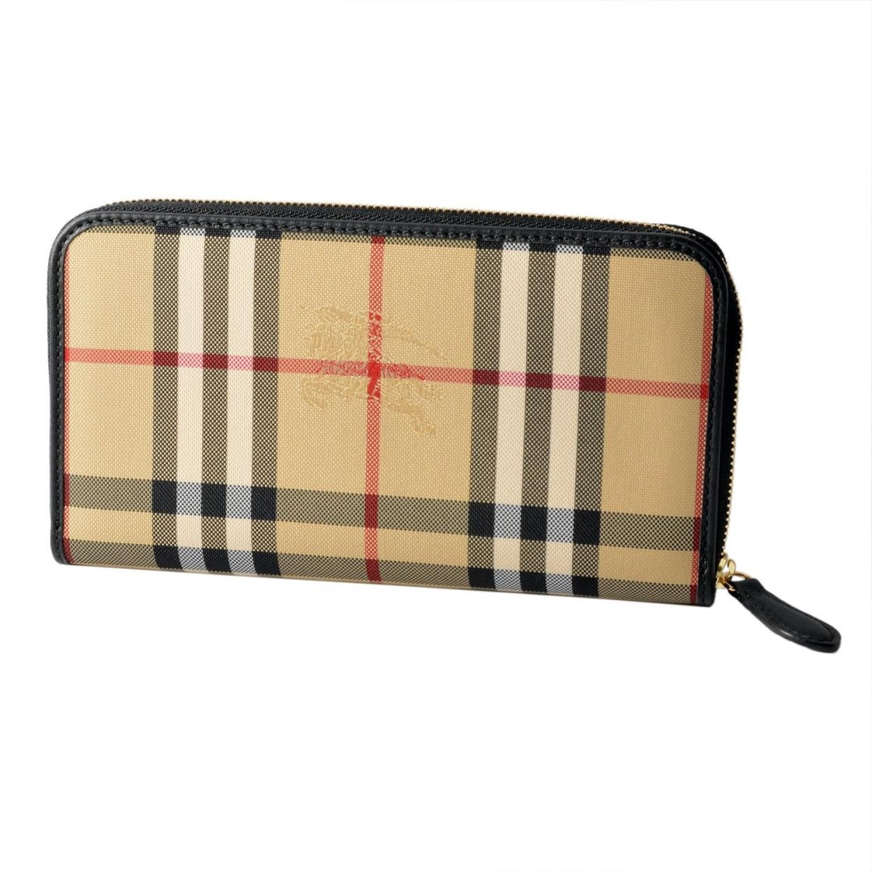 バーバリー BURBERRY 3982456 ラウンドファスナー長財布 HORSEFERRY CHECK