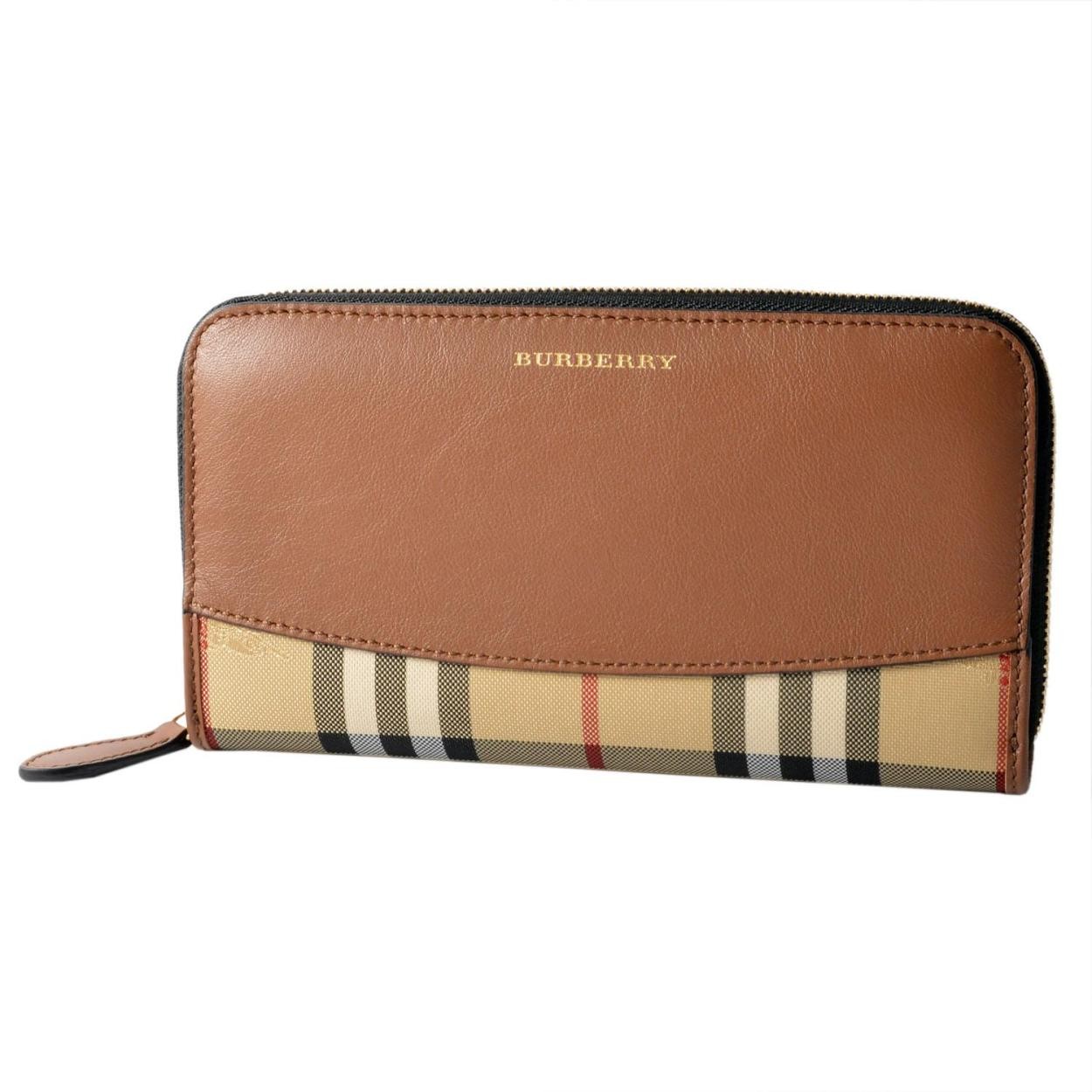 バーバリー BURBERRY 3982455 ラウンドファスナー長財布 HORSEFERRY CHECK