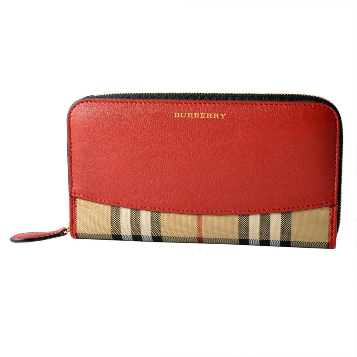 バーバリー BURBERRY 3982454 ラウンドファスナー長財布 HORSEFERRY CHECK