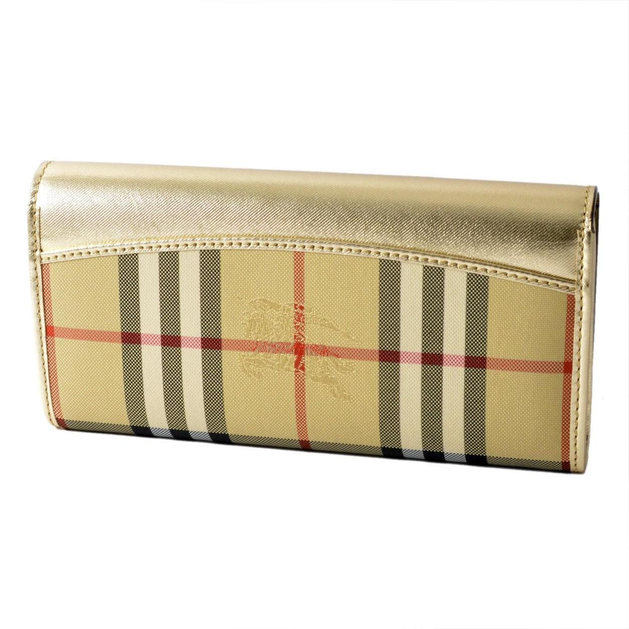 バーバリー BURBERRY 3996737 二つ折り長財布 HORSEFERRY CHECK