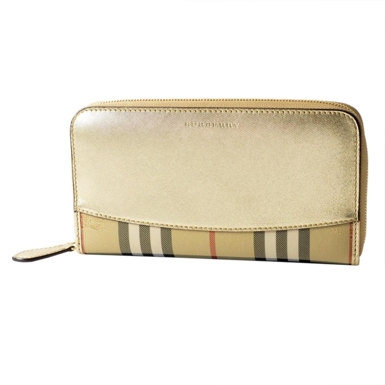 バーバリー BURBERRY 3996736 ラウンドファスナー長財布 HORSEFERRY CHECK