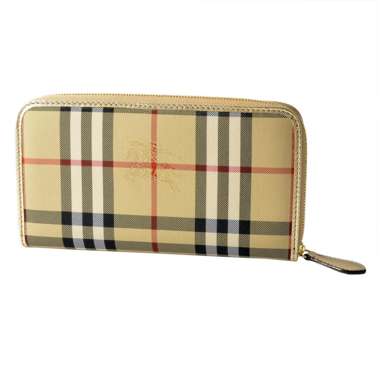 バーバリー BURBERRY 3996736 ラウンドファスナー長財布 HORSEFERRY CHECK