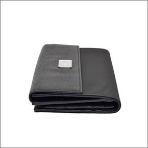 ブルガリ MILLERIGHE ミレリゲ Wホック 小銭入れ付 長財布 ブラック 25556 MILLERIGHE/BLK