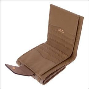 ブルガリ ≪取り寄せ商品≫ B.ZERO1 ビーゼロワン Wホック 小銭入れ付 二つ折り財布 ブラウン 33777 CANVAS/BRW