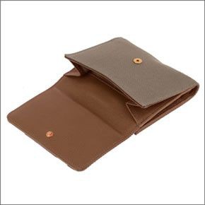 ブルガリ ≪取り寄せ商品≫ B.ZERO1 ビーゼロワン Wホック 小銭入れ付 二つ折り財布 ブラウン 33777 CANVAS/BRW